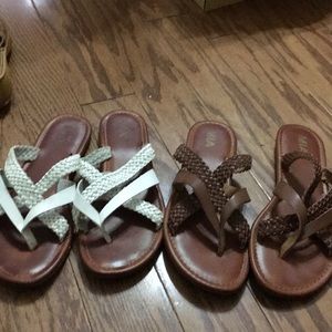 2 pair of MIA sandals